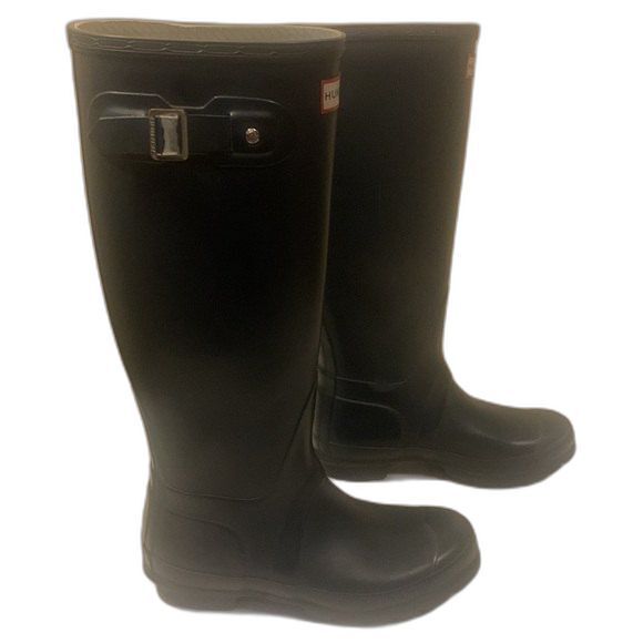 Hunter Rain Boots Women’s Size 5 Mens 4 Gray Original Tall Adjustable Waterproof - Picture 3 of 15